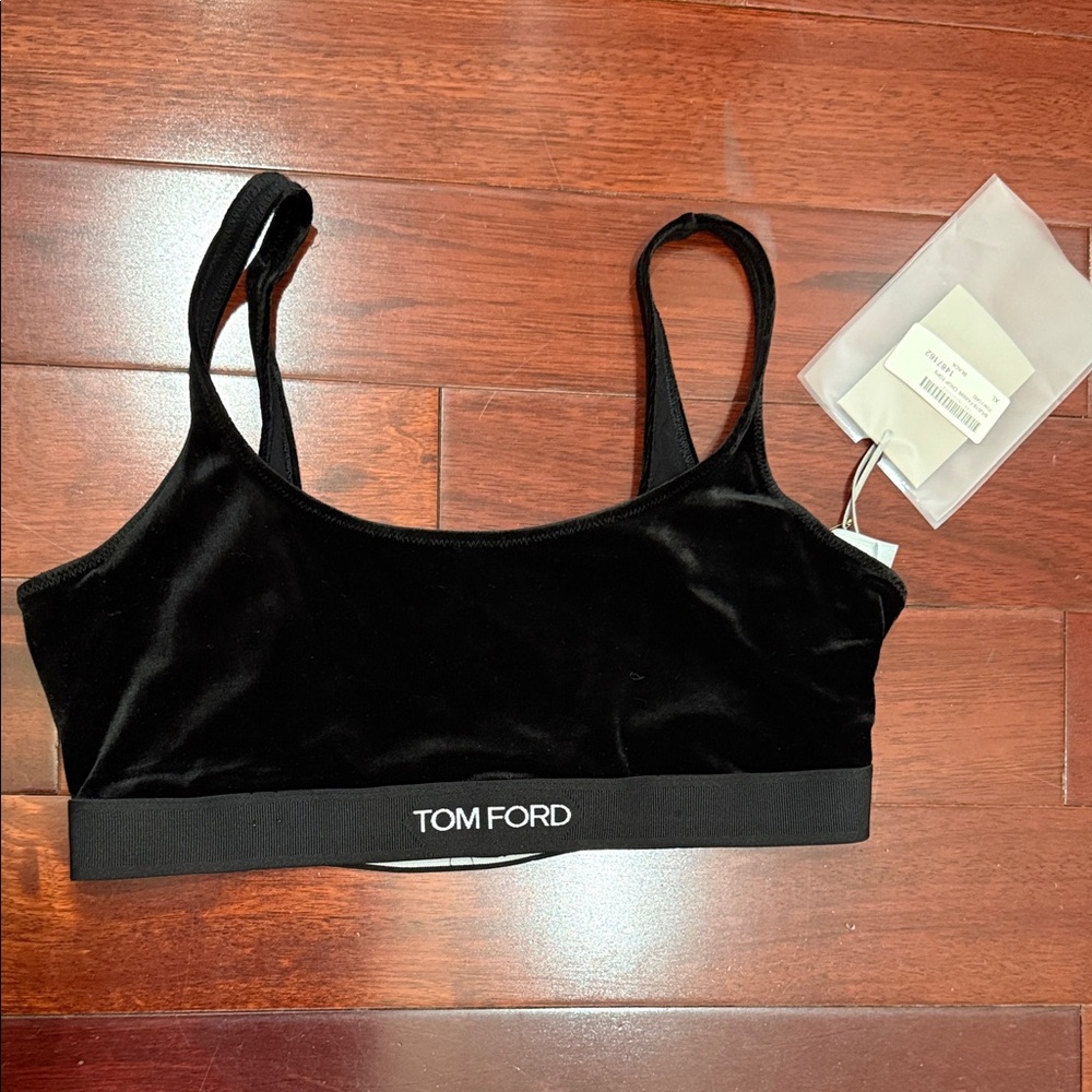 Tom Ford Black Velvet Bralette
